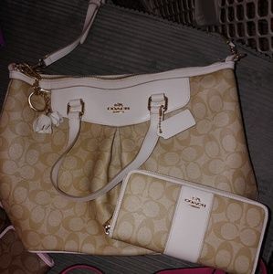 Genuine Coach purse and wallet